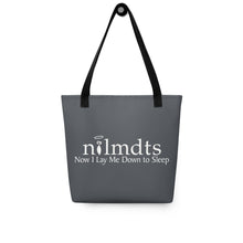 NILMDTS Tote Bag - Gray With White Logo